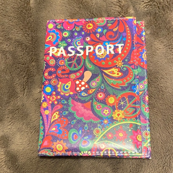 Accessories - Colorful Paisley Passport Holder